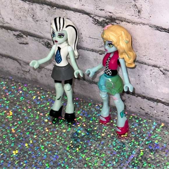 Monster High Mega Bloks Dolls Lot of 2 Dolls Lagoona Frankie Stein - Picture 12 of 13